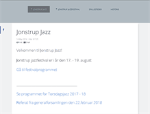 Tablet Screenshot of jonstrup-jazz.dk